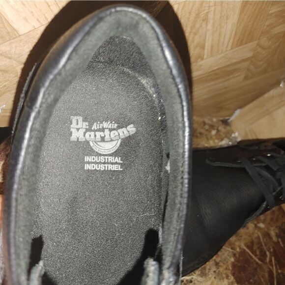 Dr Martens men's Airwair black leather fashion shoes size 10.   562 - Picture 8 of 11